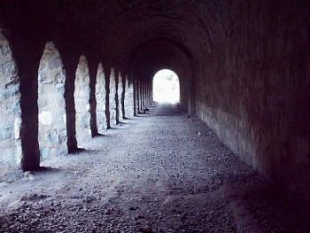 Interior del túnel El Tinoco